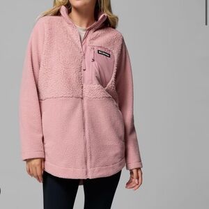 Columbia Soft Pink Sherpa Jacket
